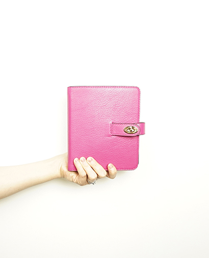 Mulberry Postman's Lock Pocket Book, front view